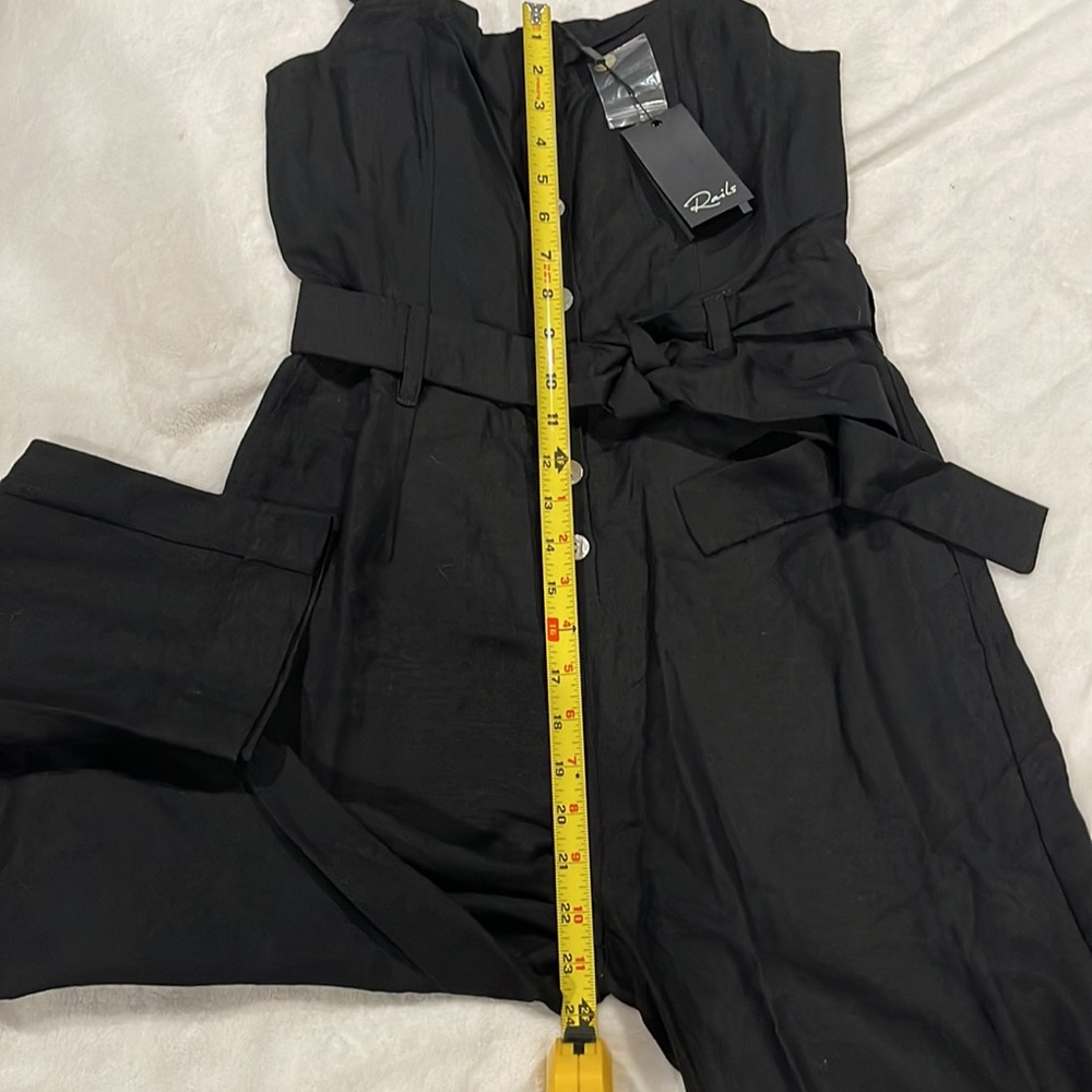 RAILS KYRA SQUARE-NECK Sleeveless Jumpsuit in black size XS. NEW WITH TAGS. - Picture 12 of 16